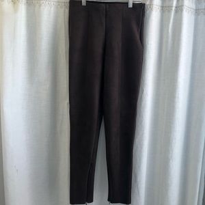 Zara Brown Suede Pants/Leggings